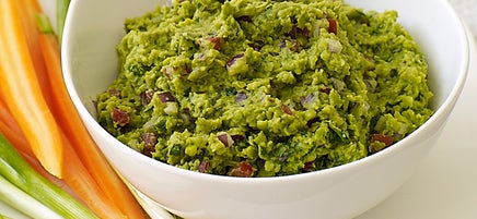 Green pea dip