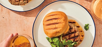 Thai tuna burgers