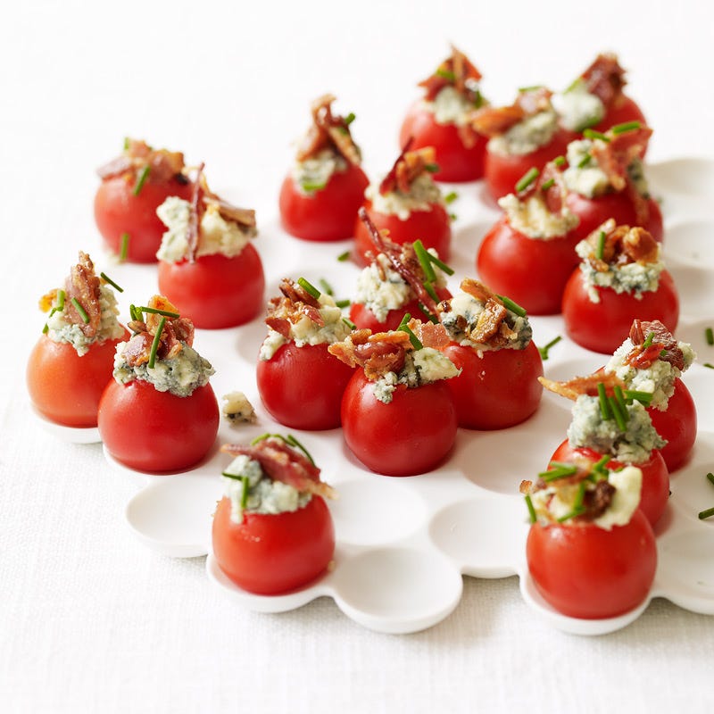 Photo of Cherry tomatoes stuffed with blue cheese and bacon by WW
