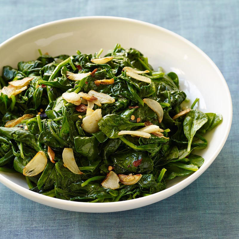Photo of Sautéed spinach with crispy garlic by WW