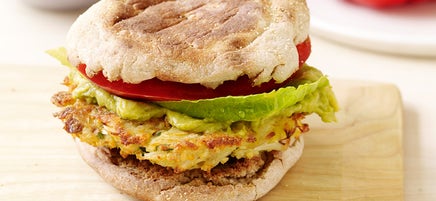 Mexican-spiced crab burgers