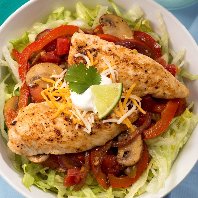Photo of Chicken fajita salad by WW
