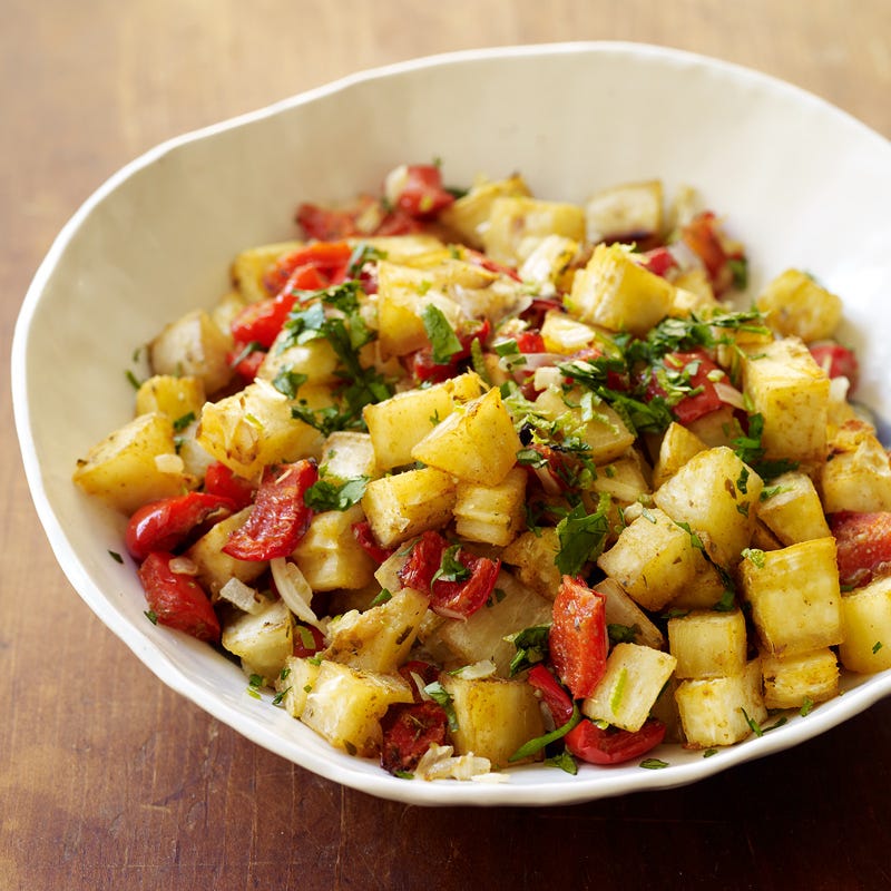 Photo of Crispy Yucca with Peppers, Onions and Lime by WW