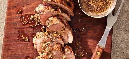 Grilled Cuban pork tenderloin