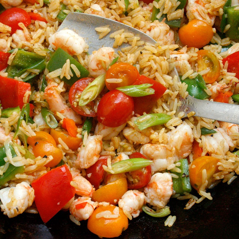 Photo of Shrimp paella stir-fry by WW