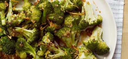 Citrus & Ginger Roasted Broccoli