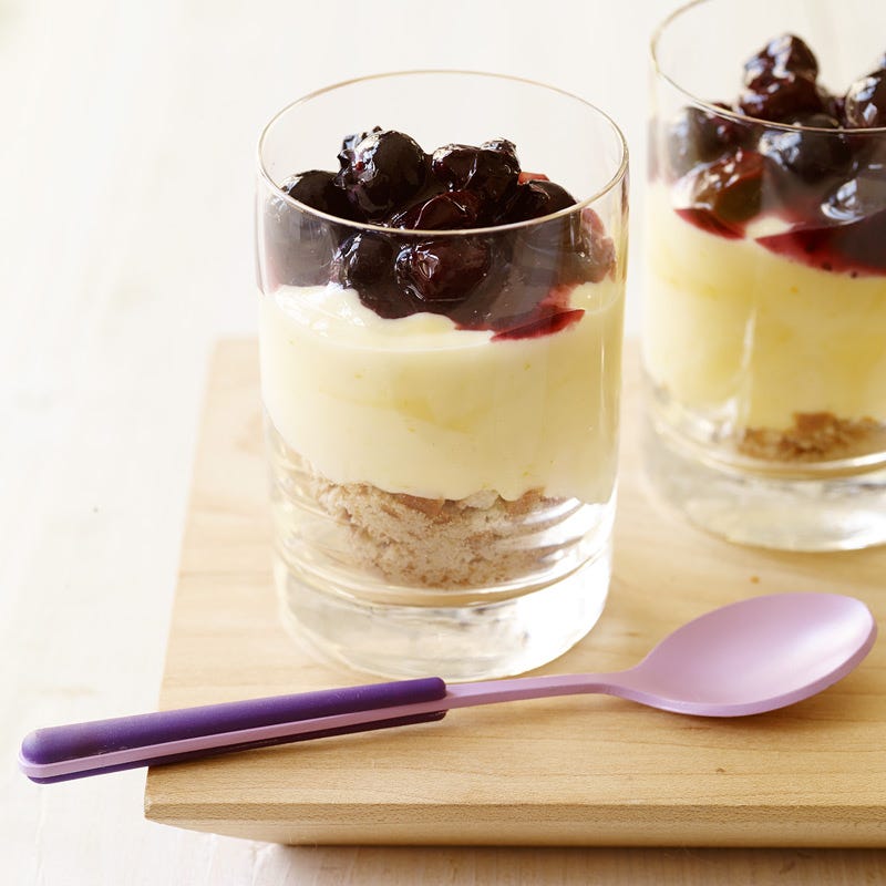 Photo of Mini lemon parfaits with blueberry-ginger compote by WW
