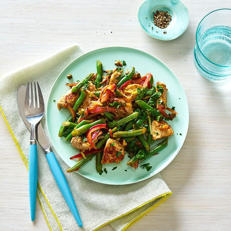 Photo of Lemony pork and vegetable stir-fry by WW