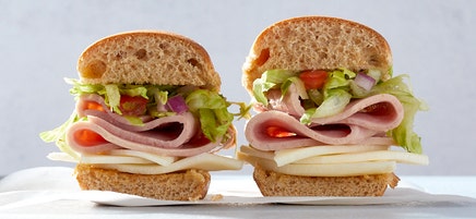 Italian sub sandwiches
