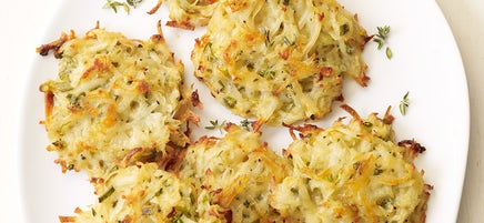 Thyme and Scallion Potato Pancakes