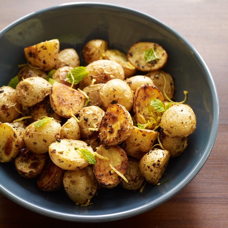 Photo of Roasted baby potatoes with oregano and lemon by WW