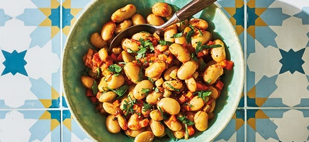Greek-style butter beans