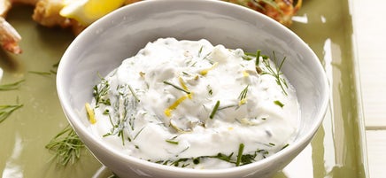 Yogurt Sauce with Capers and Chives