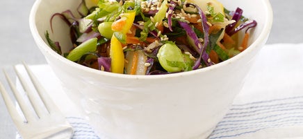 Asian chopped salad with edamame