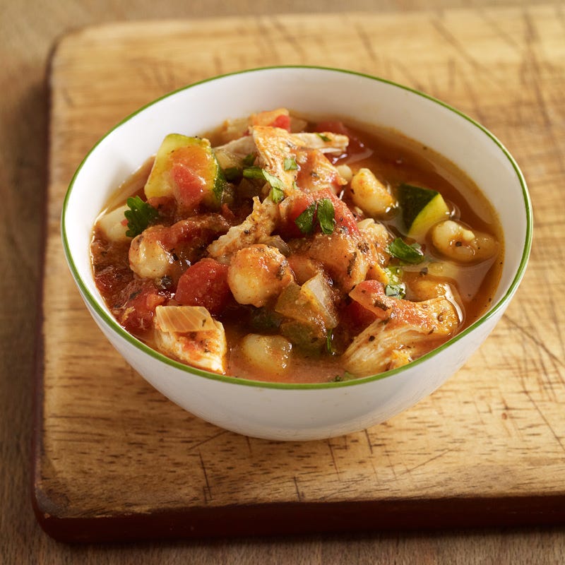 Photo of Mexican-spiced shredded chicken with hominy by WW