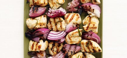 Tarragon-Dijon Chicken Kebabs