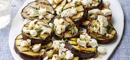 Greek-style grilled eggplant