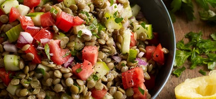 Lentil tabbouleh