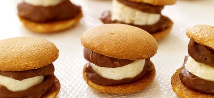 Frozen Chocolate-Peanut Butter Banana-Cookie Bites