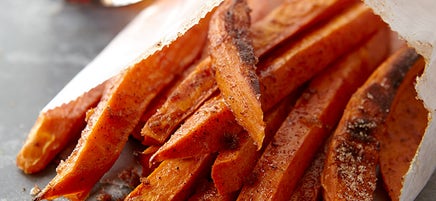 Cinnamon-sugar sweet potato fries