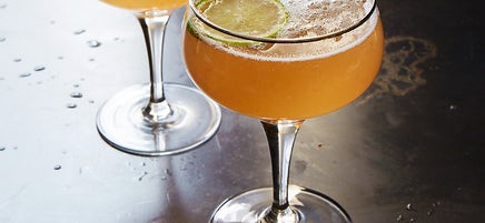 Raspberry Champagne cocktail