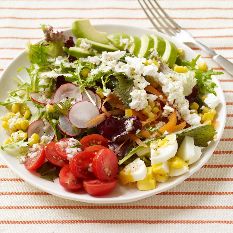 Photo of Egg, veggie and avocado salad with tarragon vinaigrette by WW