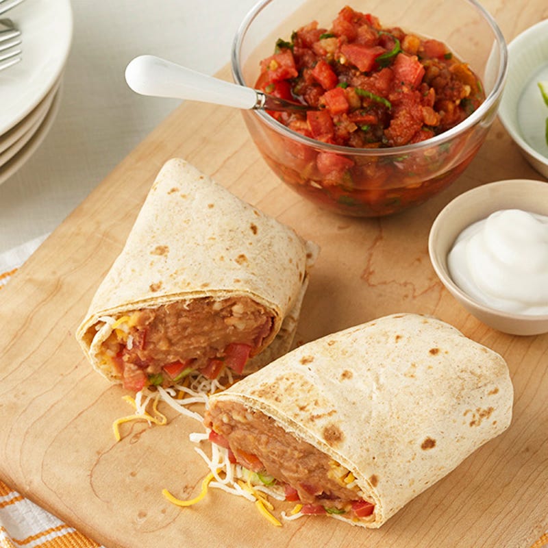 Photo of Refried bean burrito by WW