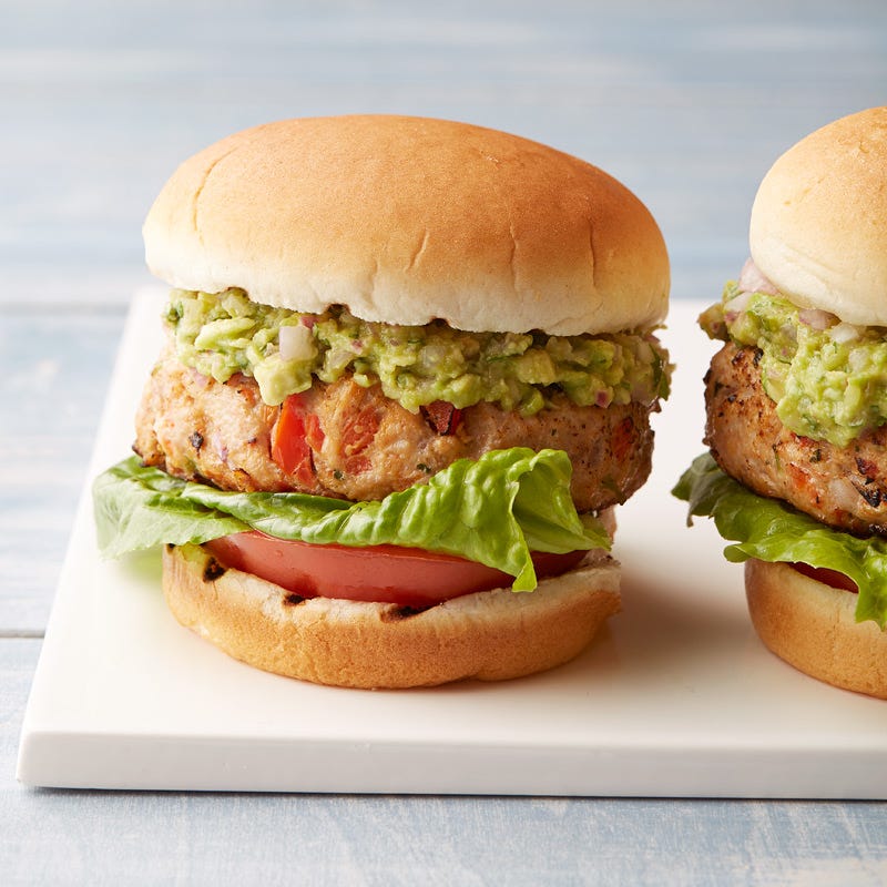 Photo of Mexican Turkey Burgers with Mashed Avocado Spread by WW