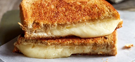 Grilled Swiss Cheese with Dijon-Mayonnaise