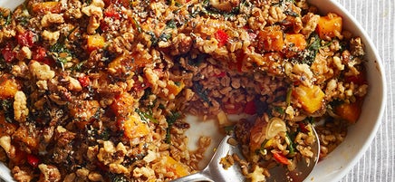 Butternut Squash Farro Bake
