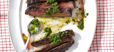 Argentinean Flank Steak with Homemade Chimichurri