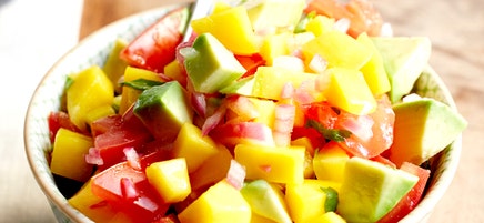 Mango-avocado salsa