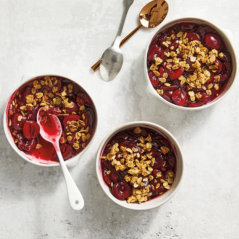 Quick Cherry Crisp