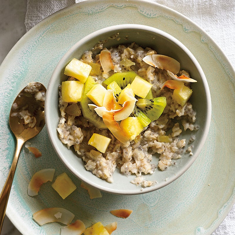 Tropical Oats with Chia Seeds