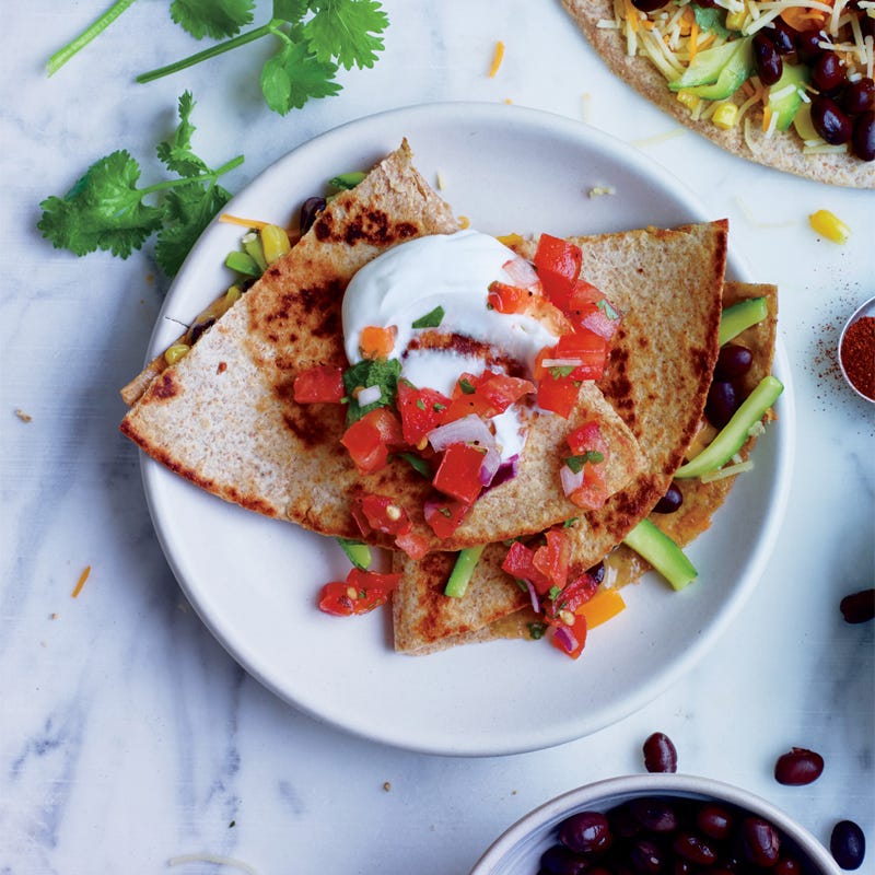 Photo of Veggie & black bean quesadillas by WW