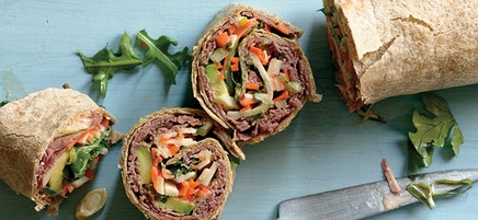 Sweet & Spicy Roast Beef Wrap