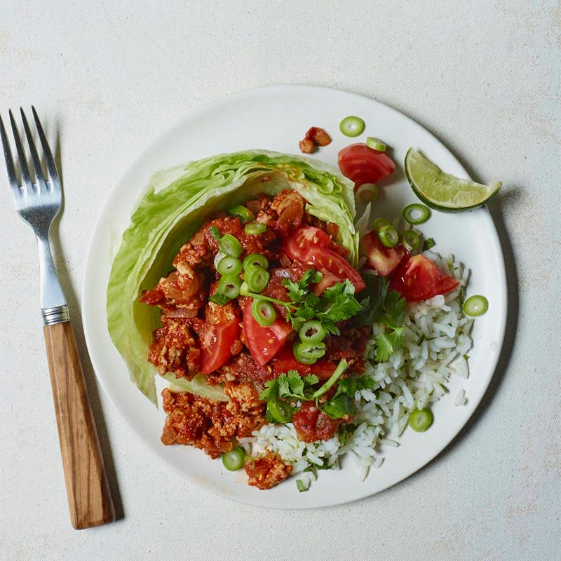 Photo of Warm turkey taco salad by WW