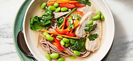 Chicken-vegetable noodle soup