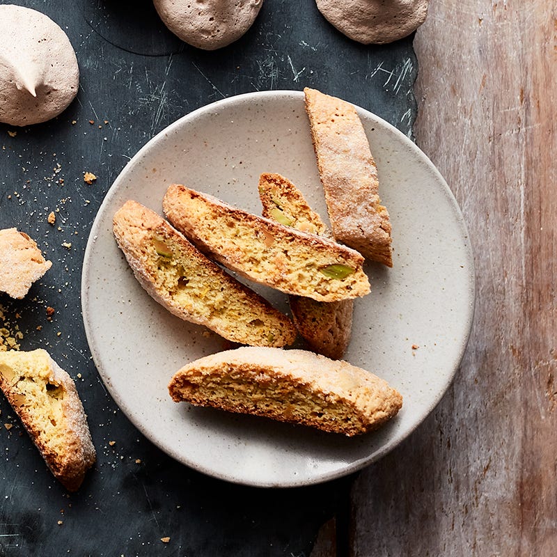 Vanilla and orange biscotti