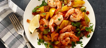Cajun shrimp sauté