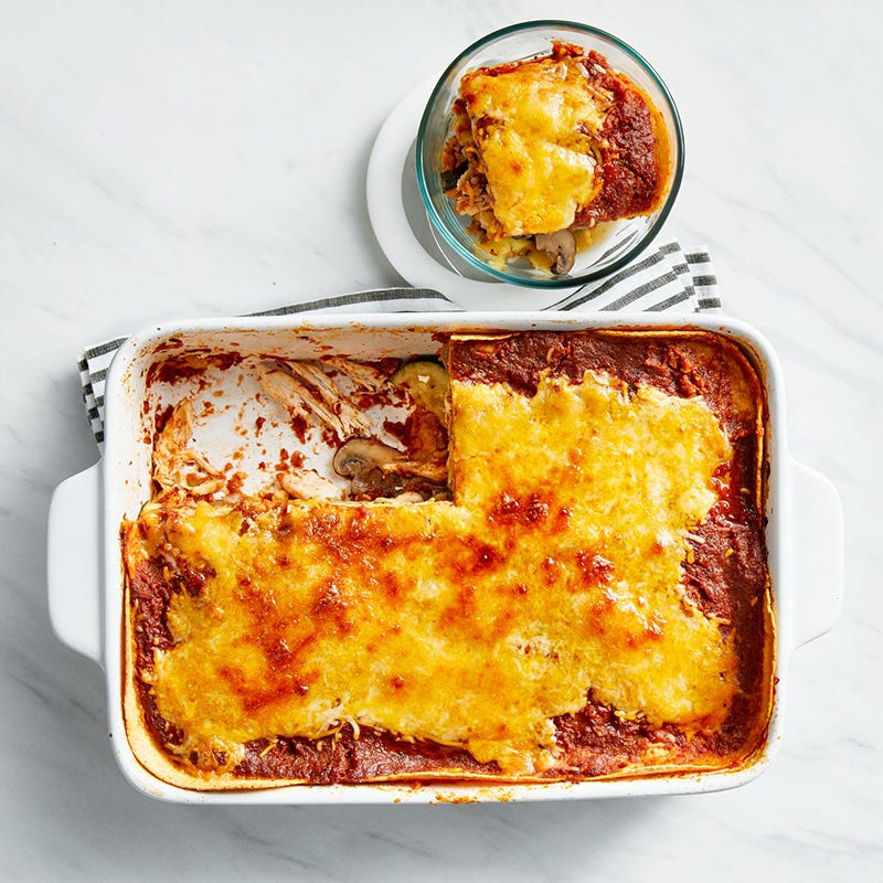 Photo of Shredded chicken enchilada casserole by WW