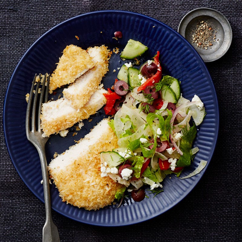 Photo of Oven-fried chicken Milanese a la Greca by WW