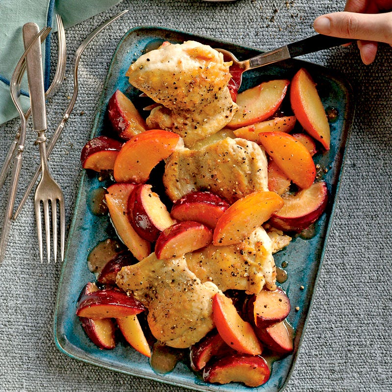 Photo of Ginger-Plum Sautéed Chicken Thighs by WW