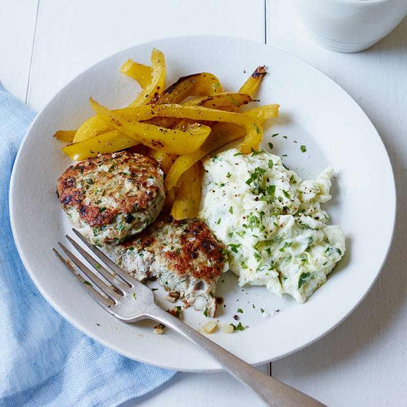 Homemade turkey sausage with scrambled egg whites