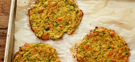 Zucchini soft taco shells