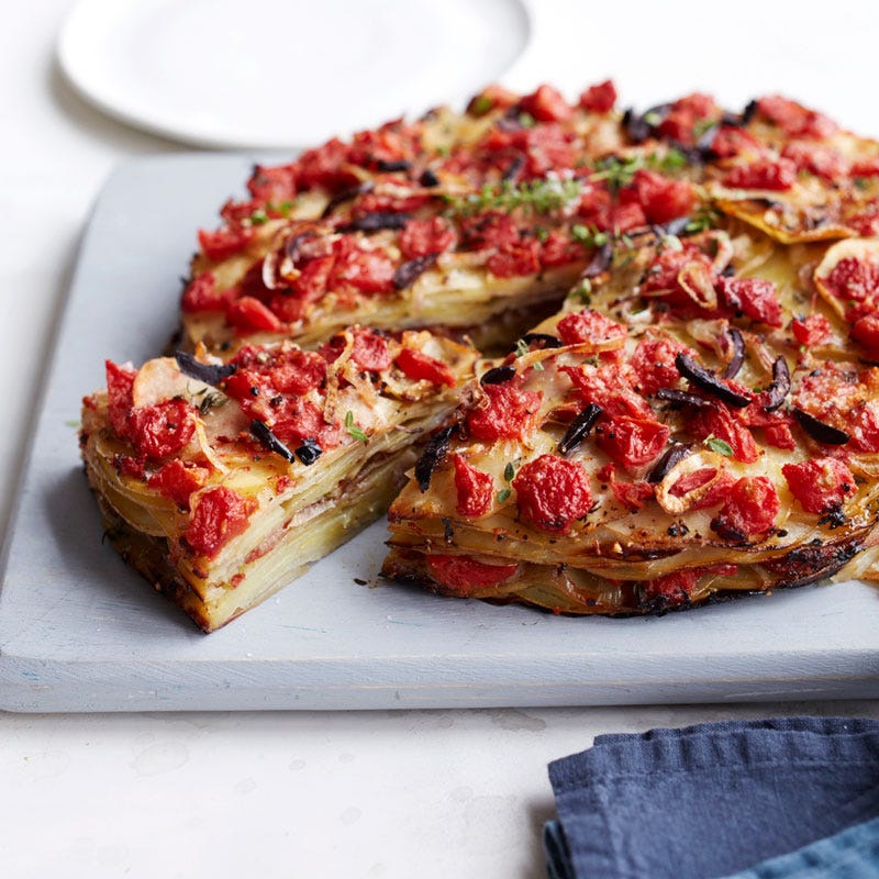 Photo of Potato, black olive, and tomato torta by WW