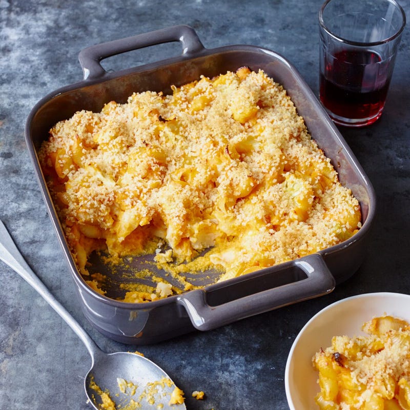 Crunchy-top mac-and-cheese