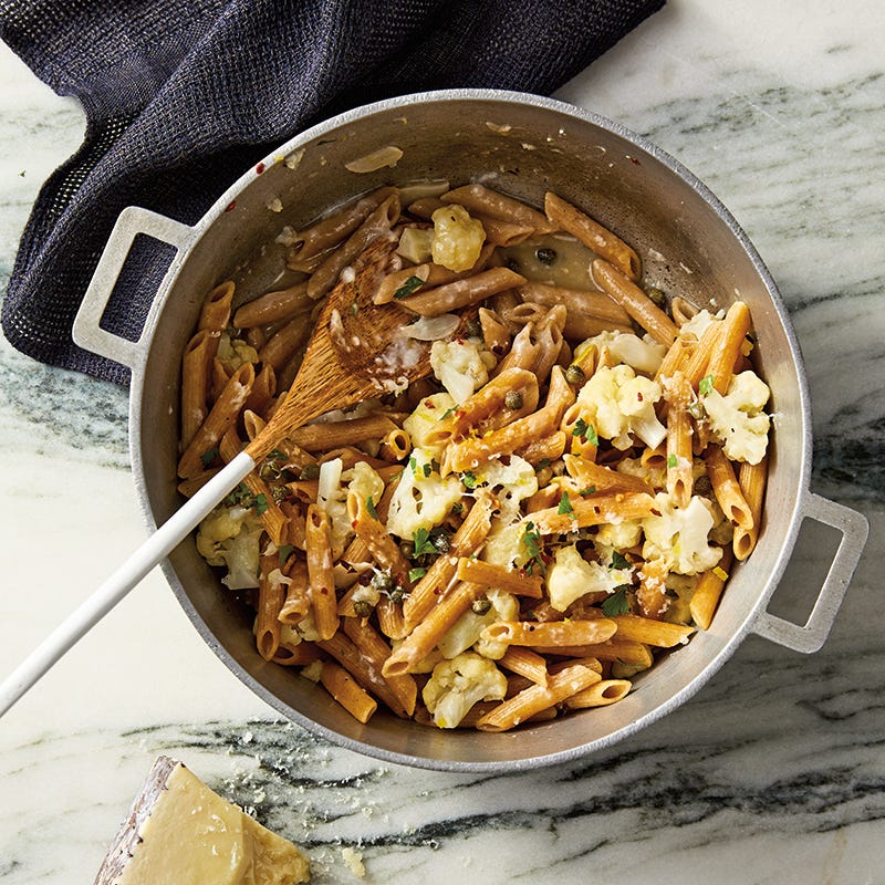One-Pot Pasta with Cauliflower, Lemon & Capers