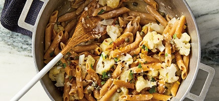 One-Pot Pasta with Cauliflower, Lemon & Capers