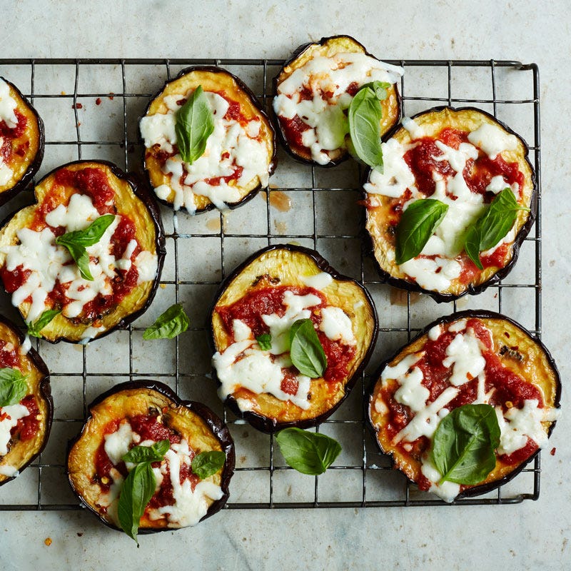 Photo of Mini Margherita Eggplant Pizzas by WW